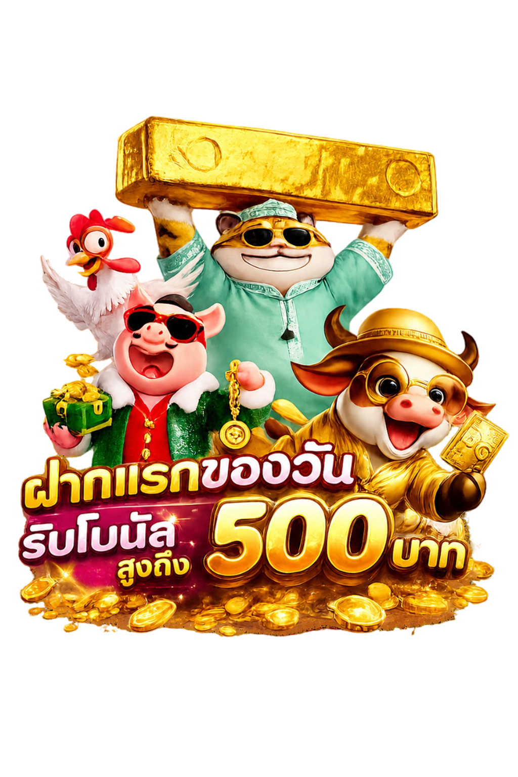 ฝากแรกของวัน รับโบนัสฟรี 10%