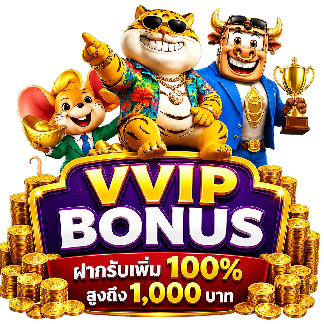 VVIP BONUS : ฝากรับเพิ่ม 100%